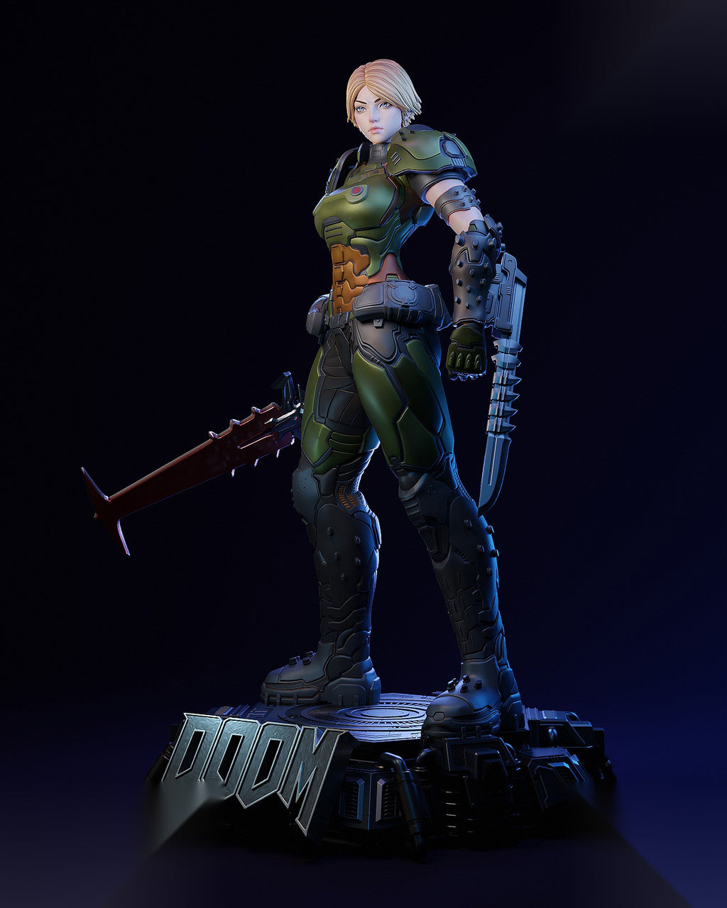 DOOM Female Character By ESM