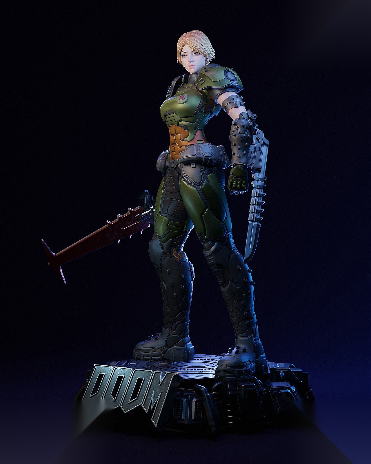 DOOM Female Character By ESM