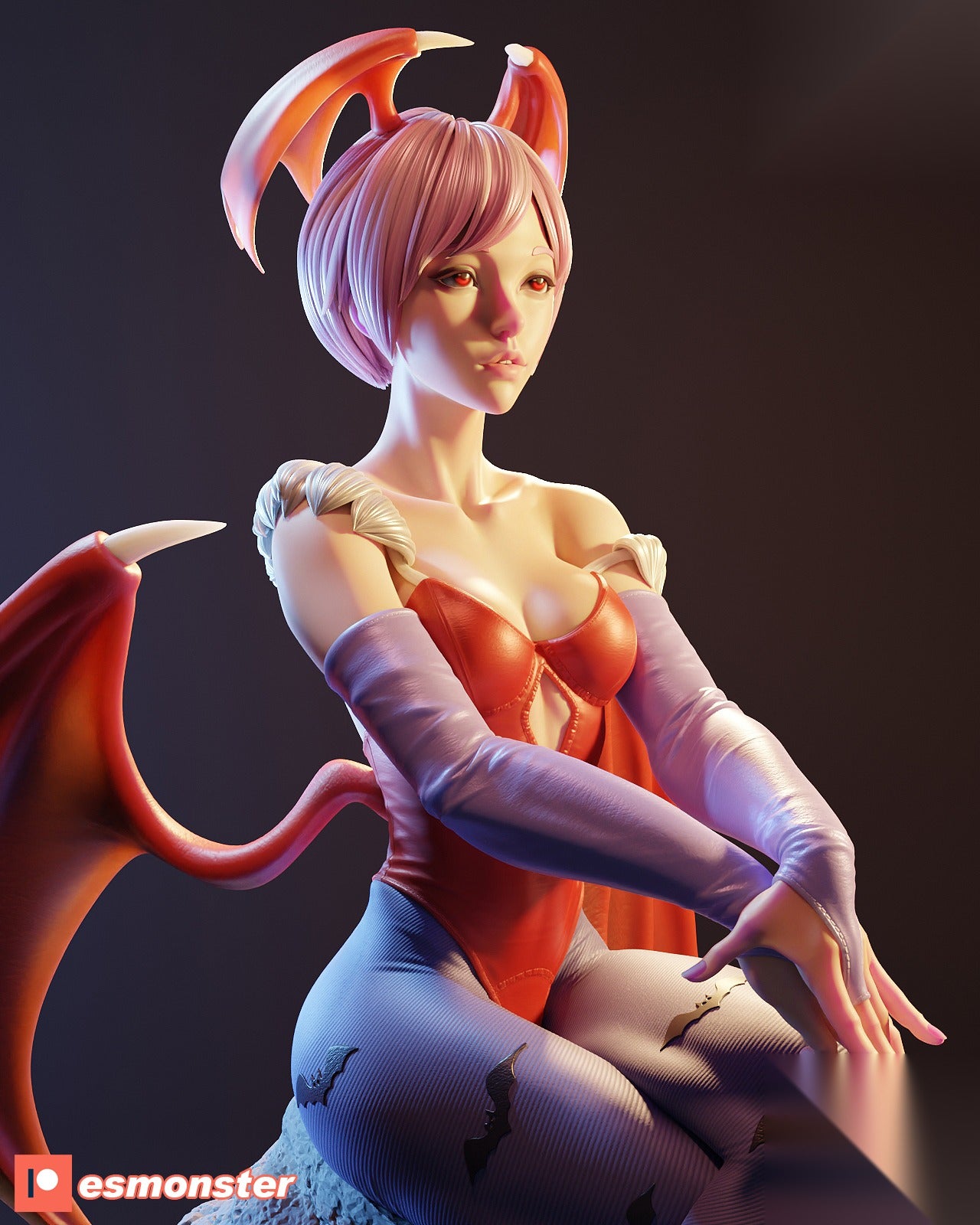 Lilith Aensland Darkstalkers 3d Print Model