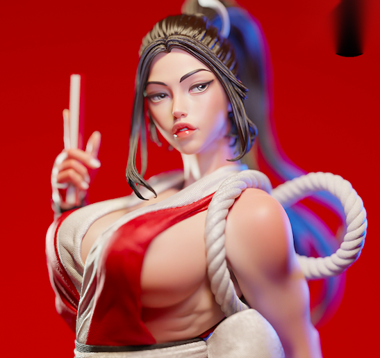 Mai Shiranui Sexy Girl Kof Game Anime Character