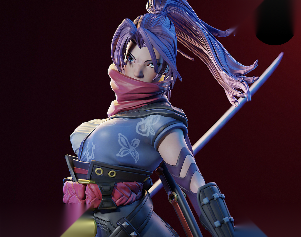 Psylocke Skin Character