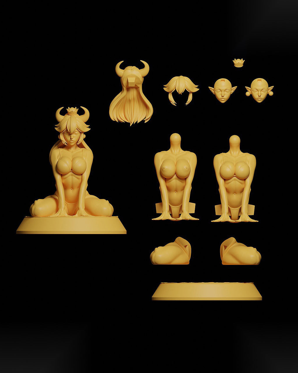 Bowsette Suntanned Ver