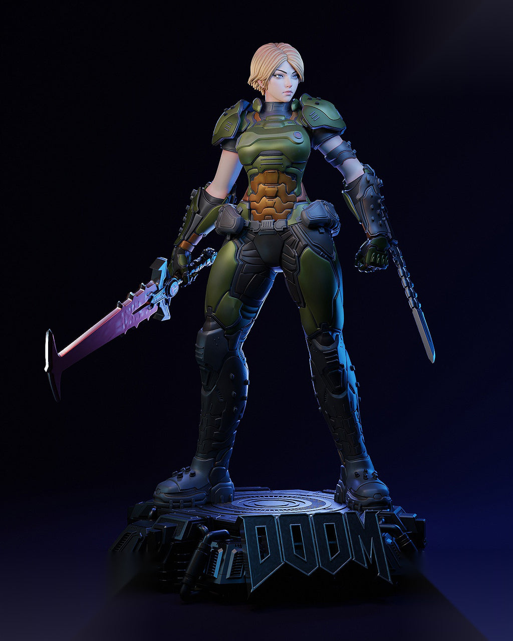 DOOM Female Character By ESM