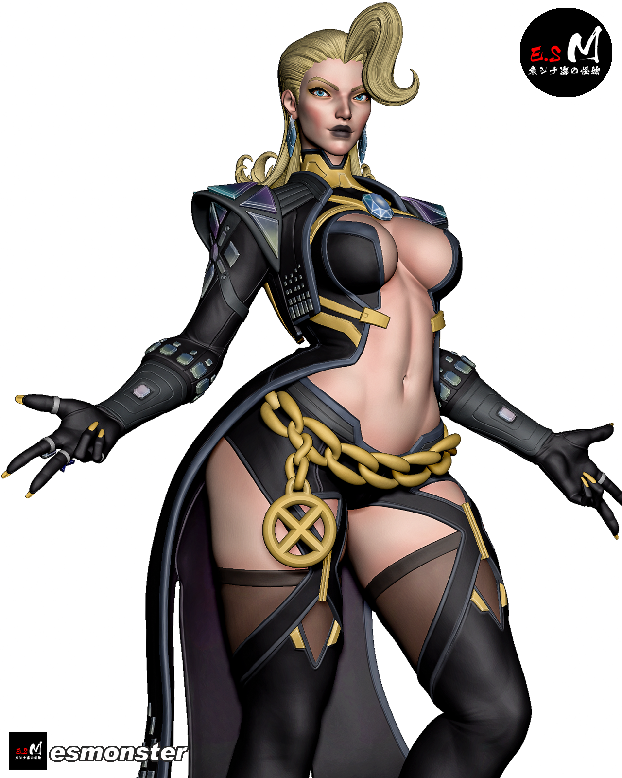 emma-frost-x-revolution-by-e-s-monster-includes-2-versions