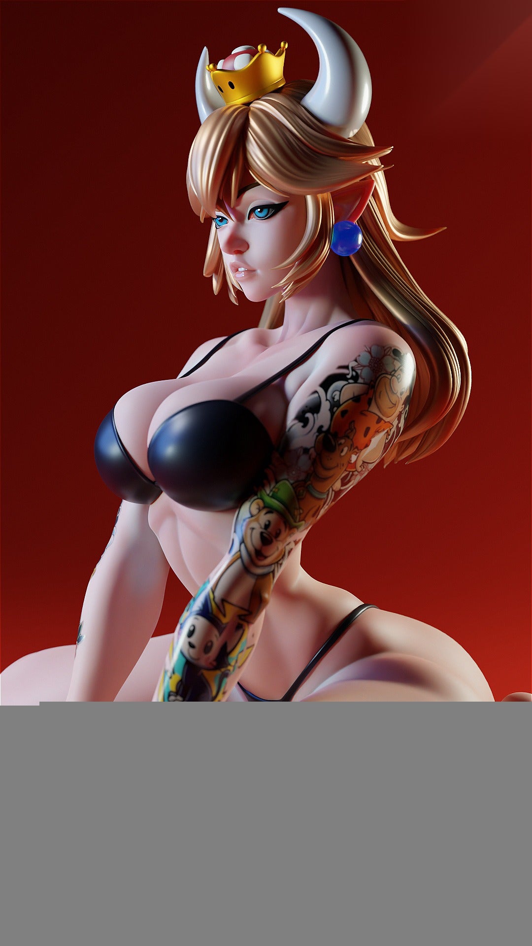 Bowsette Suntanned Ver