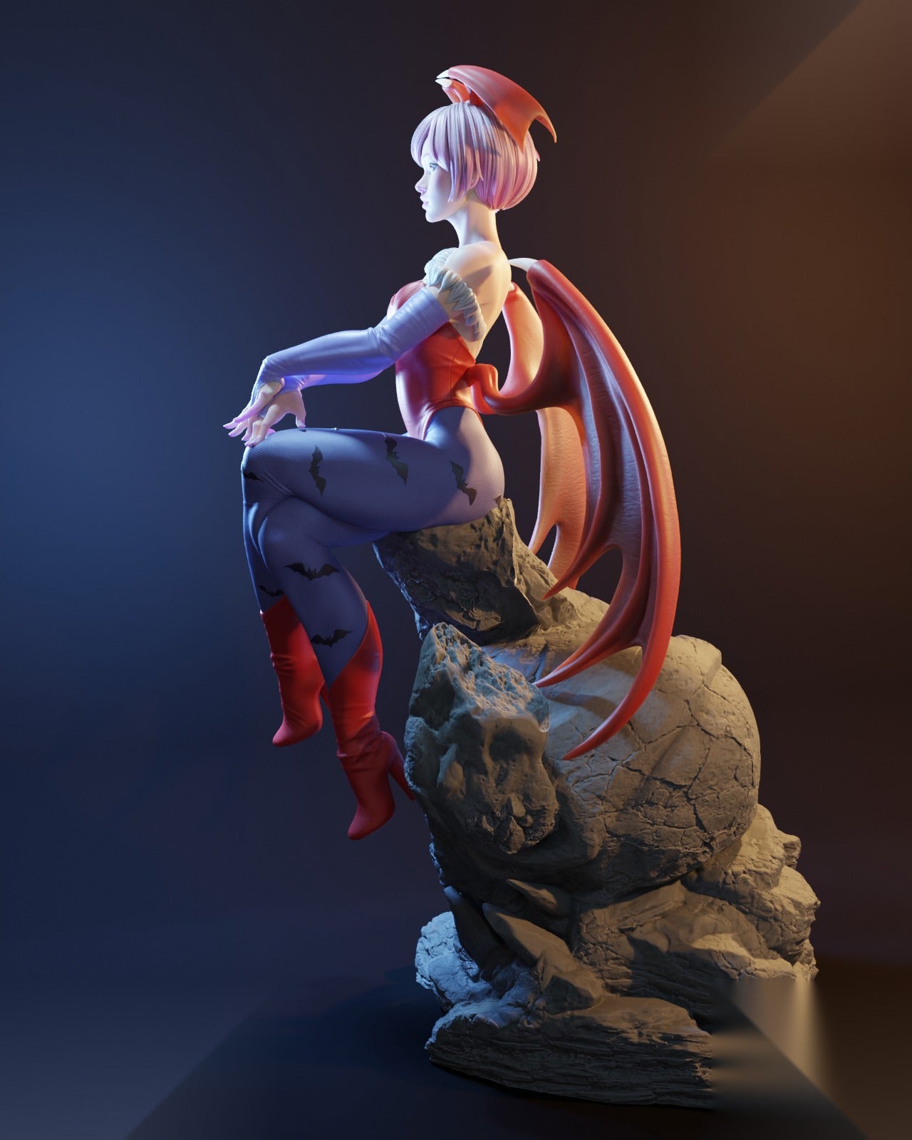 Lilith Aensland Darkstalkers 3d Print Model