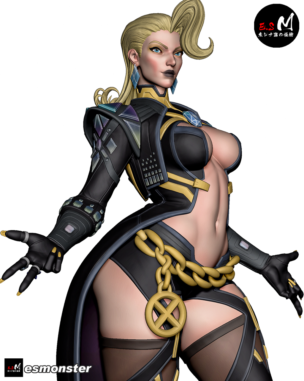 emma-frost-x-revolution-by-e-s-monster-includes-2-versions