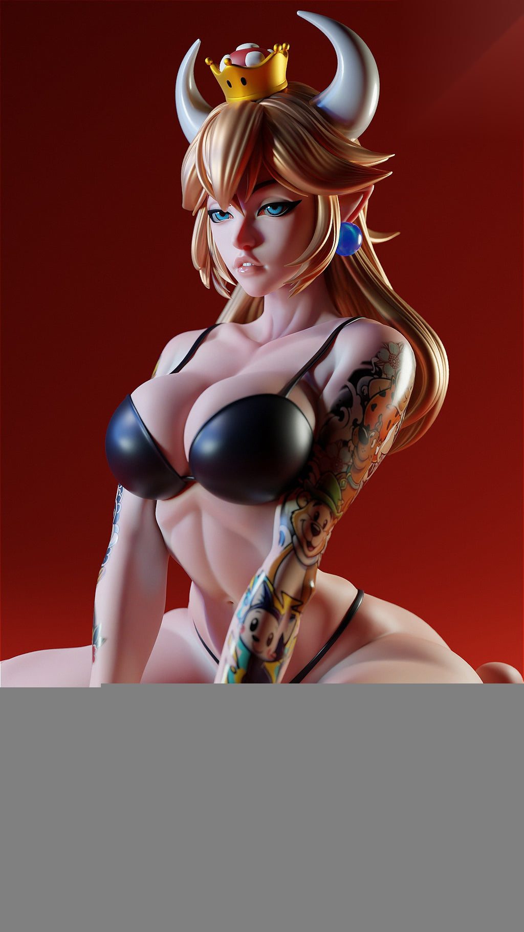 Bowsette Suntanned Ver