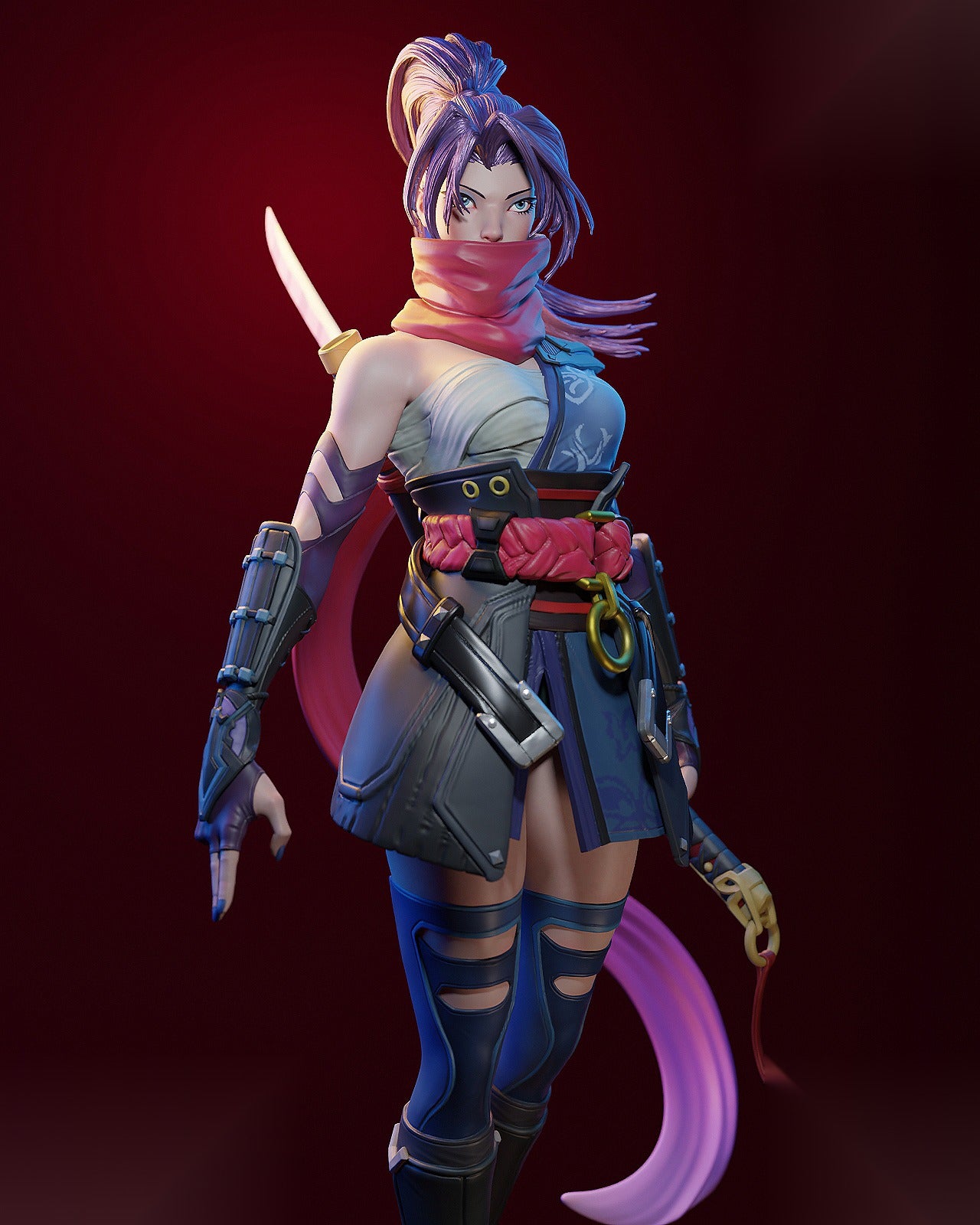 Psylocke Skin Character