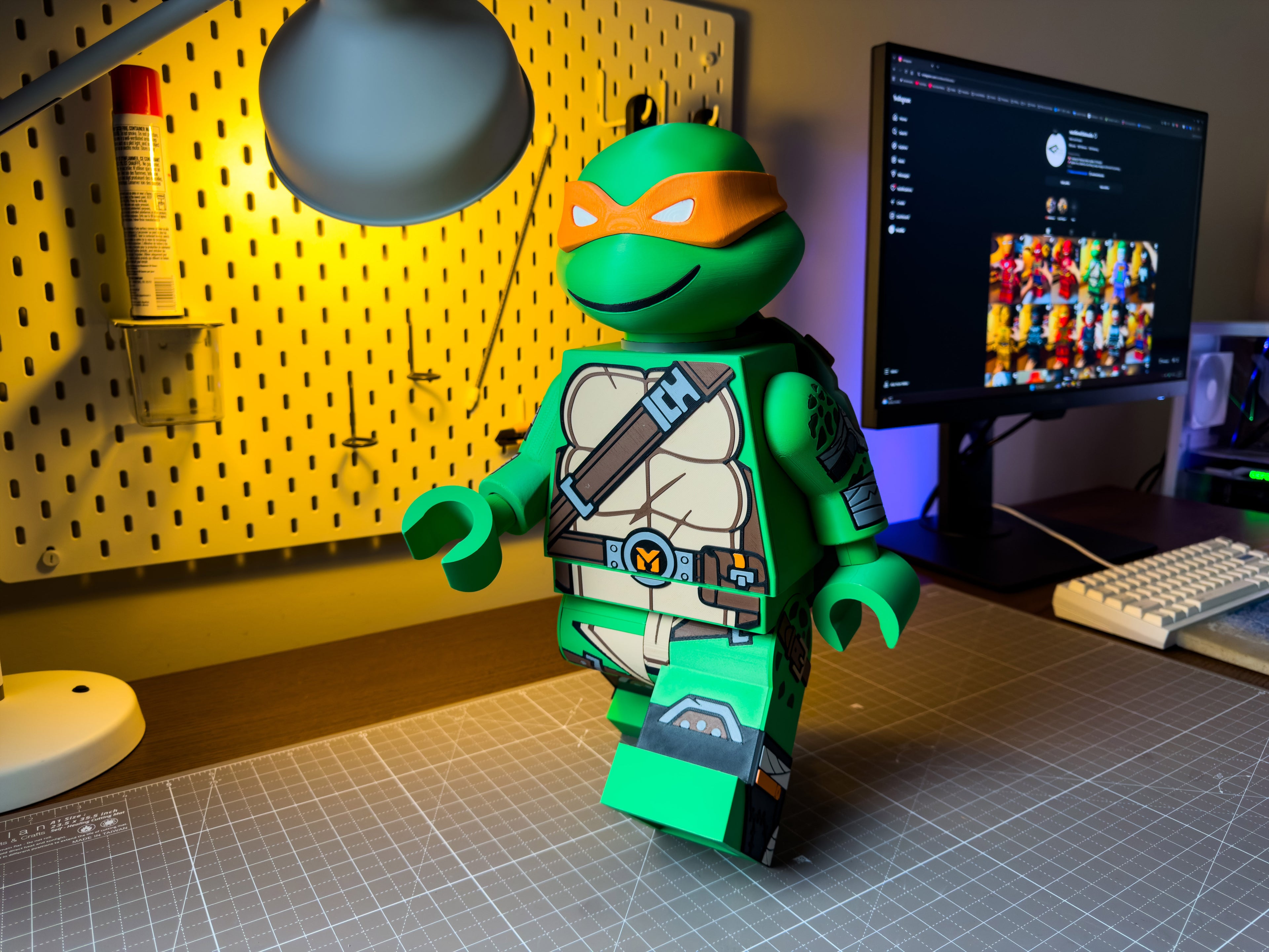 Mikey the Orange Ninja Modular Figure