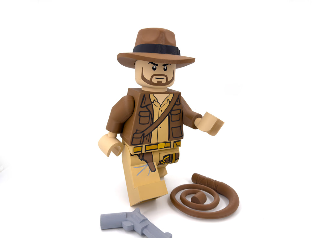 Whip-Wielding Archaeologist Modular Figure