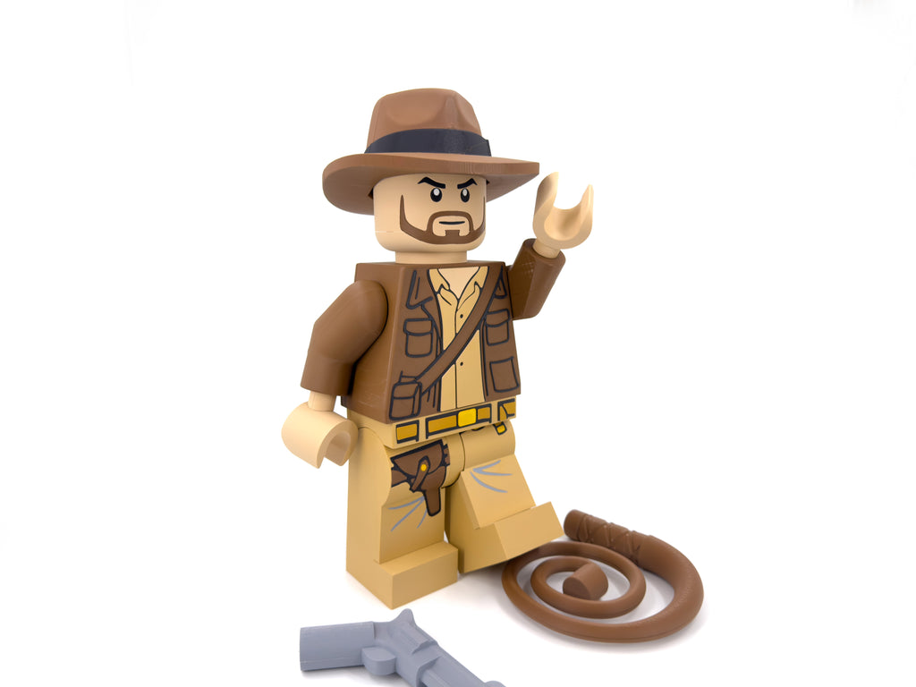 Whip-Wielding Archaeologist Modular Figure