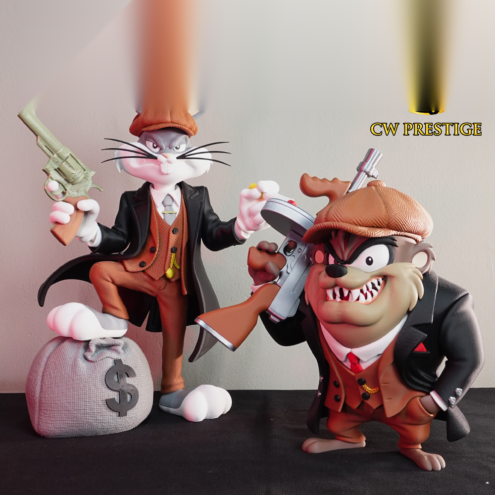 Peaky Blinders Trio (Taz, Daffy, Bugs)