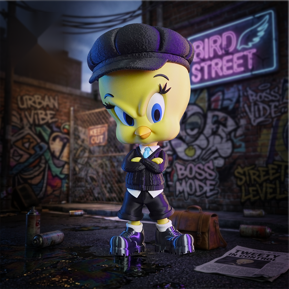 Tweety Bird Urban Vibes Boss Style