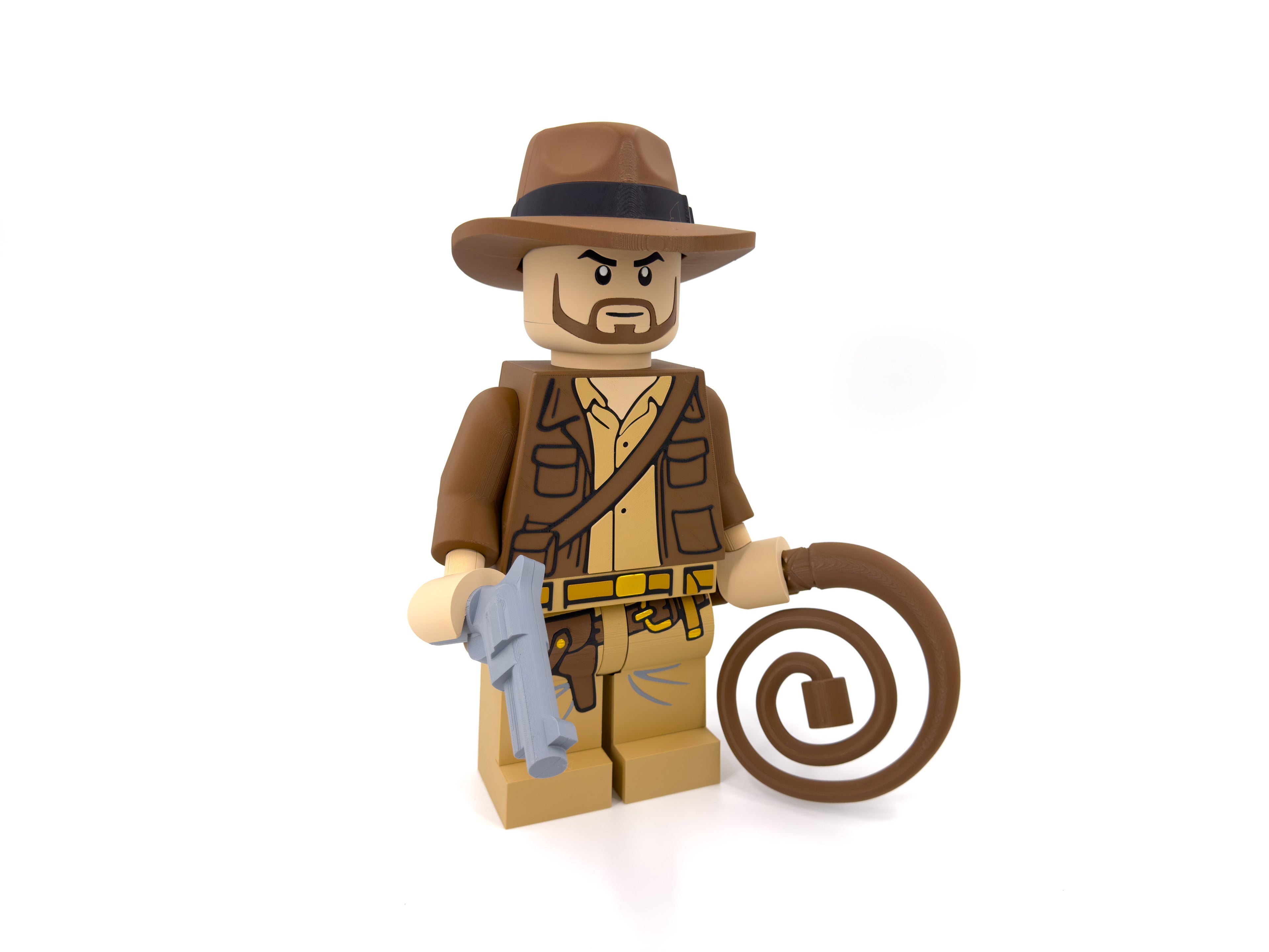 Whip-Wielding Archaeologist Modular Figure