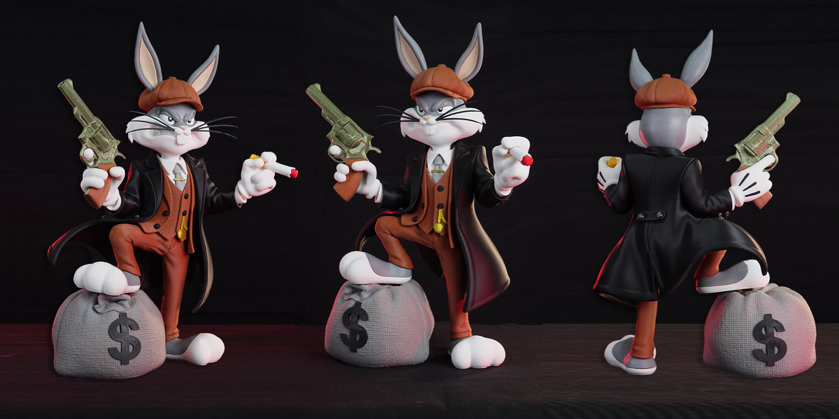 Bugs Bunny Peaky Blinders Urban Vibes