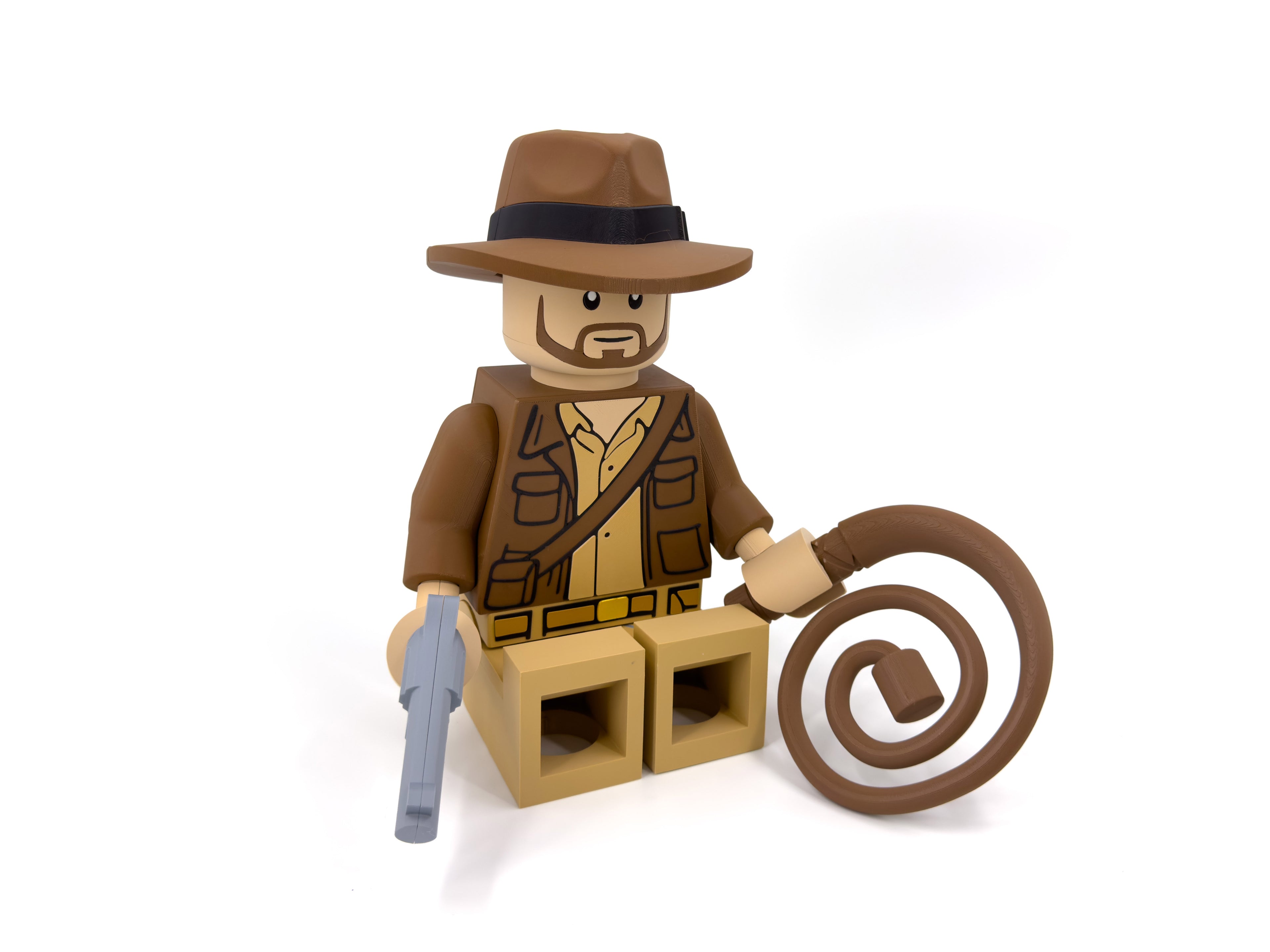 Whip-Wielding Archaeologist Modular Figure
