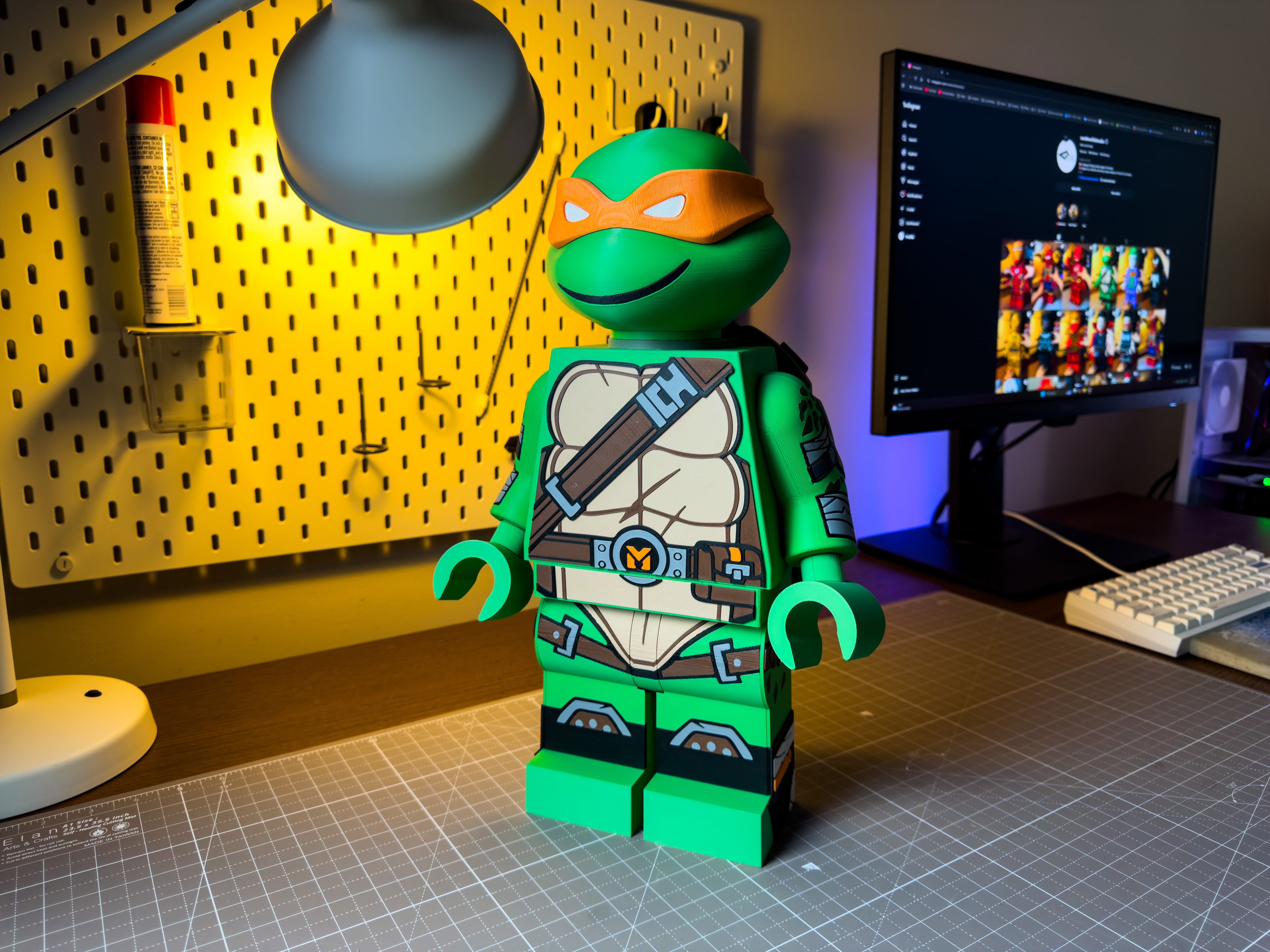 Mikey the Orange Ninja Modular Figure