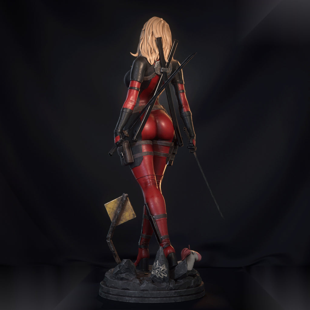 Lady Deadpool Character 3D print 1
