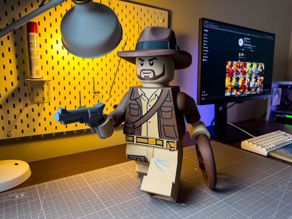 Whip-Wielding Archaeologist Modular Figure