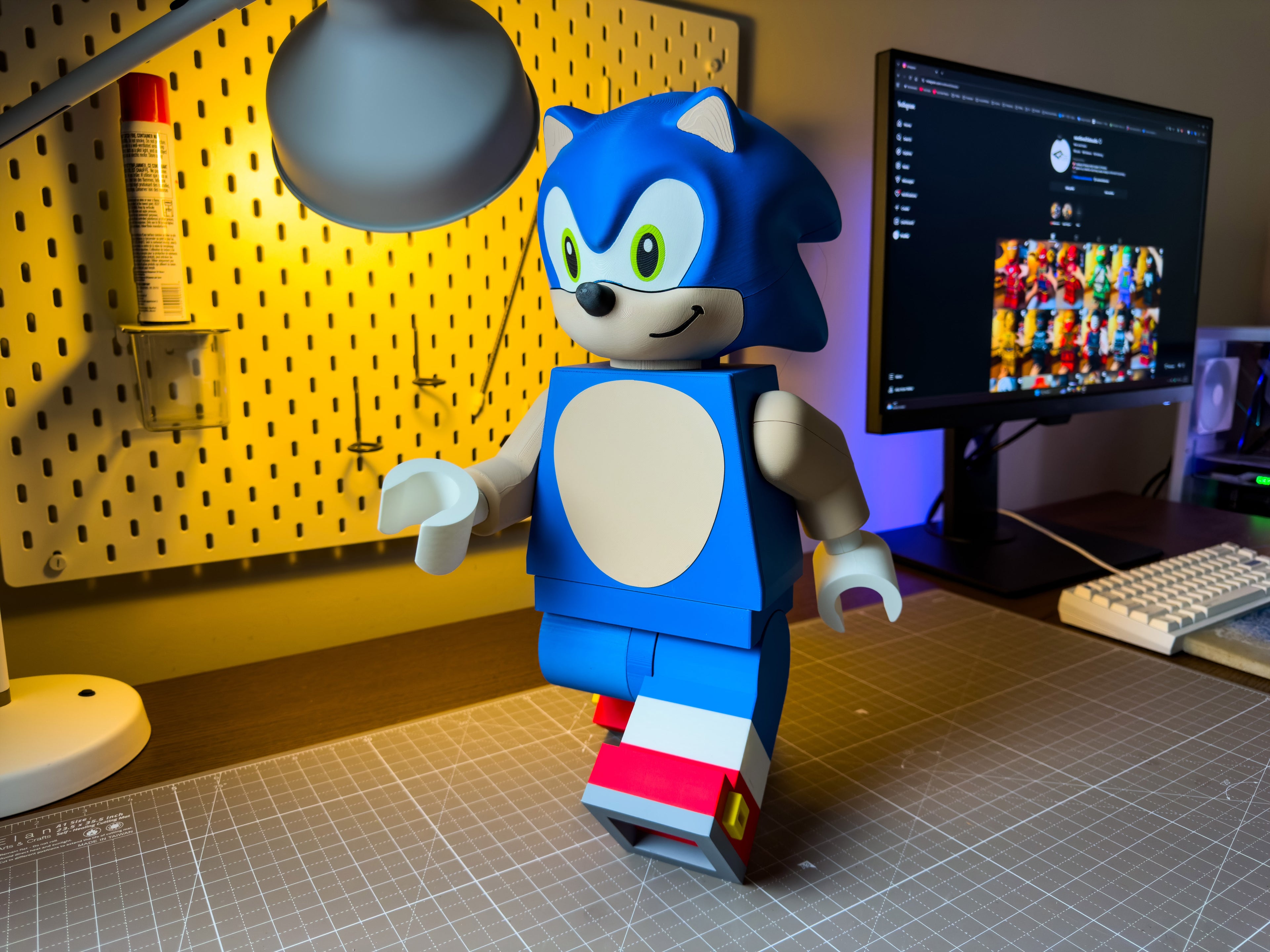 Blue Speed Demon Modular Figure