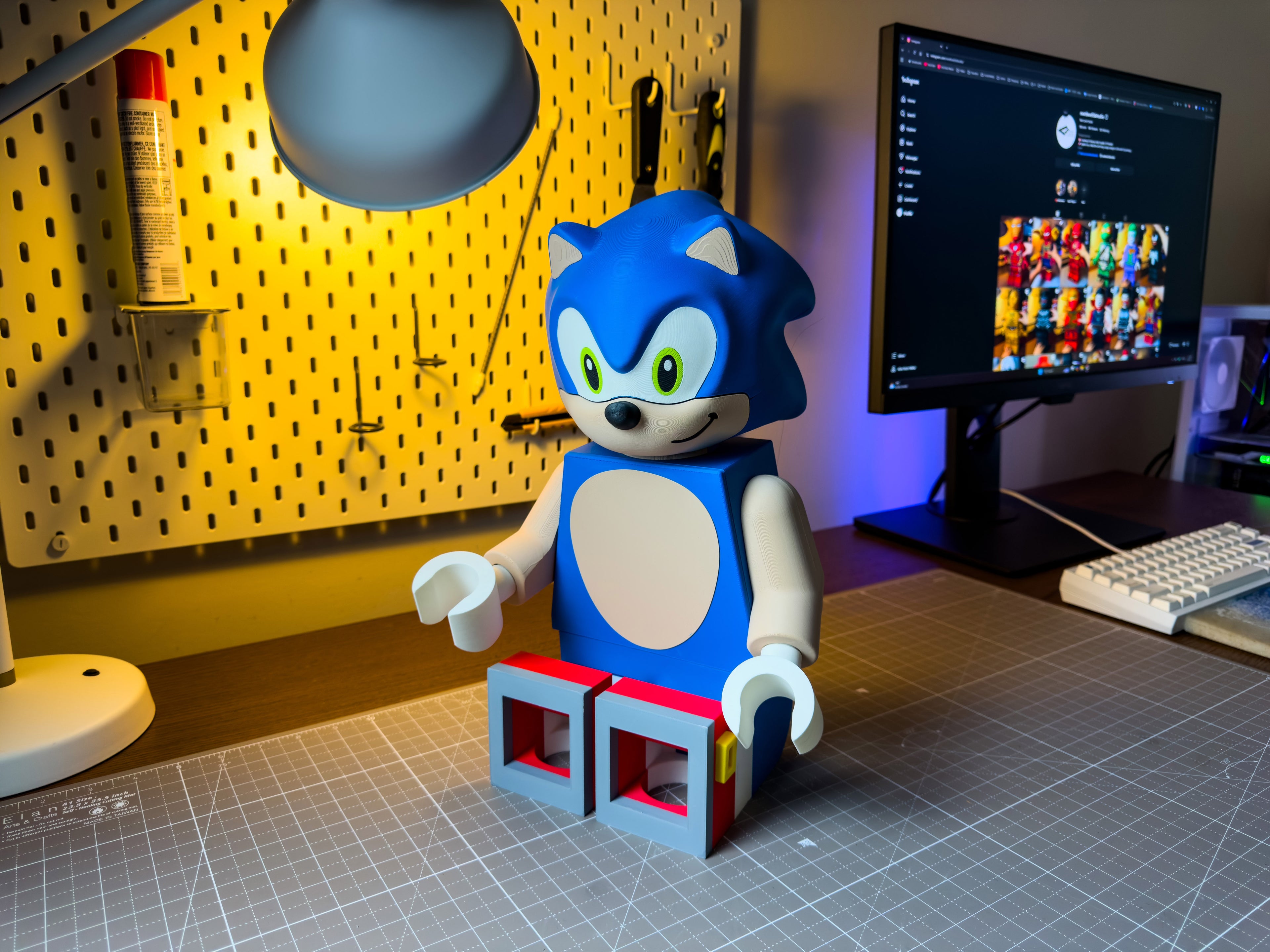 Blue Speed Demon Modular Figure