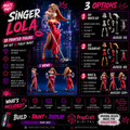 Singer Lola 3D Printed Figure Kit