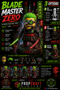 Blade Master Zero 3D Printed Figure Kit