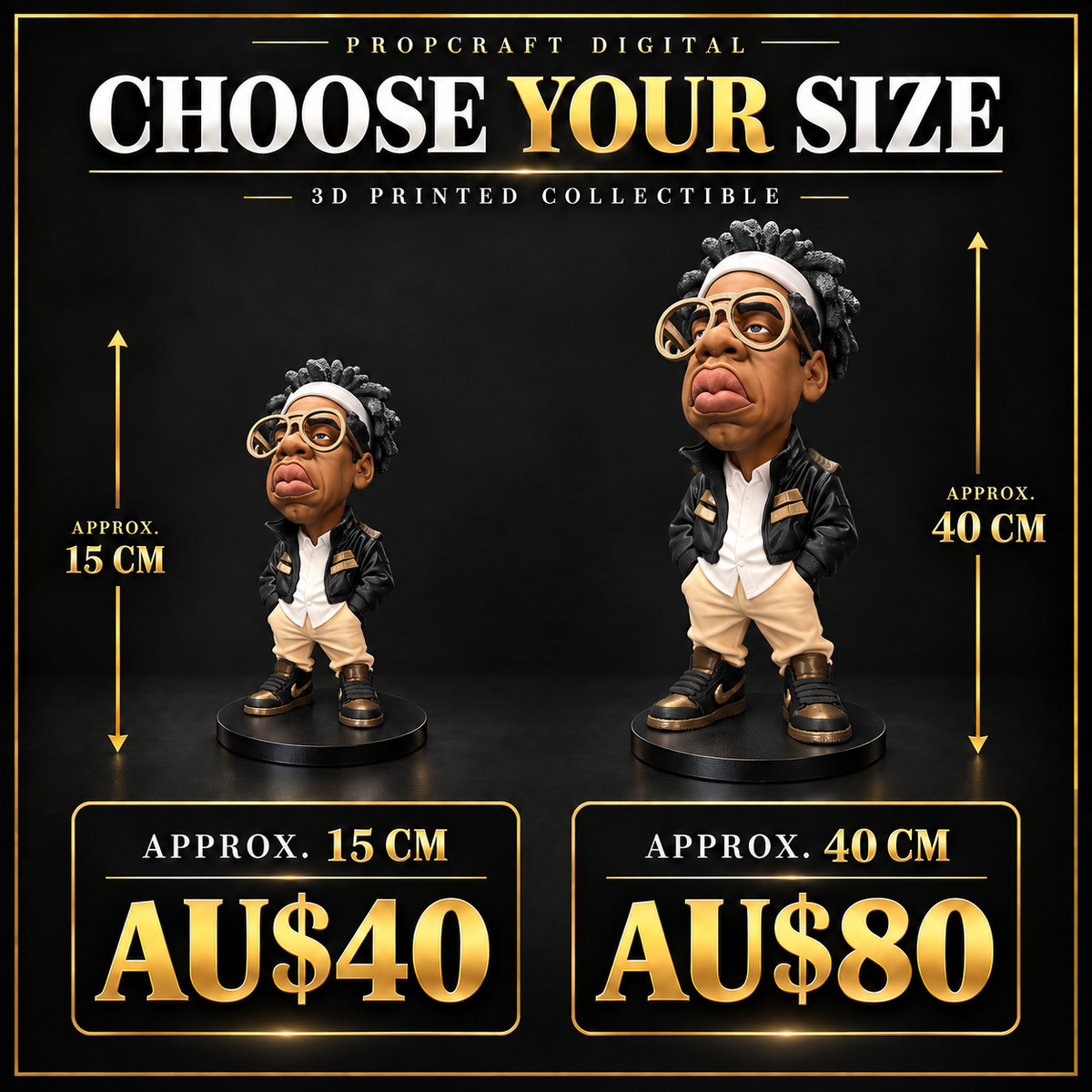 Jay-Z Figure - 3D printed collectible