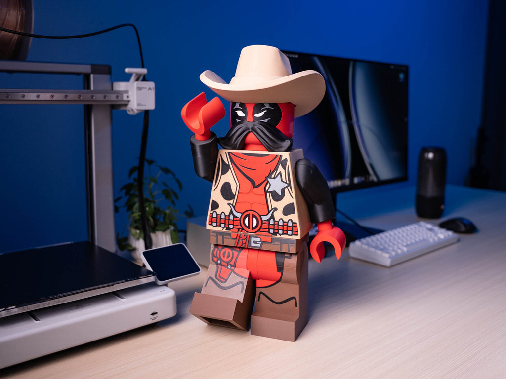 Red Mercenary Sheriff Modular Figure