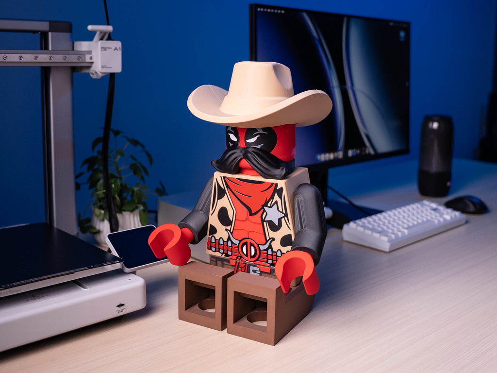 Red Mercenary Sheriff Modular Figure