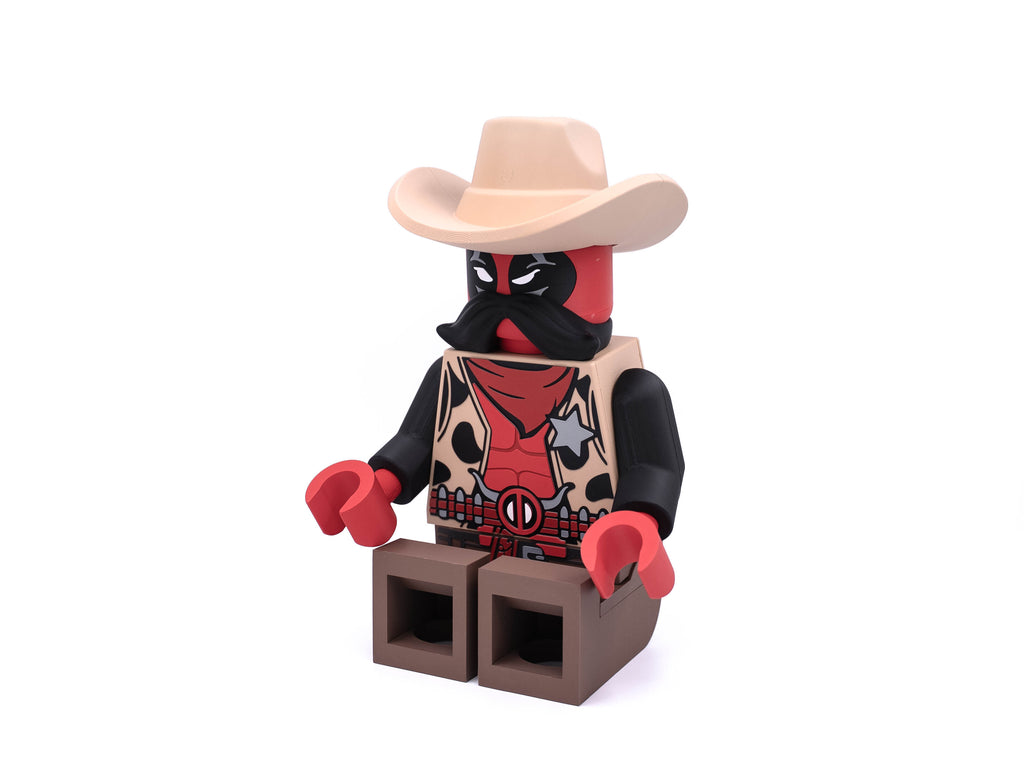 Red Mercenary Sheriff Modular Figure