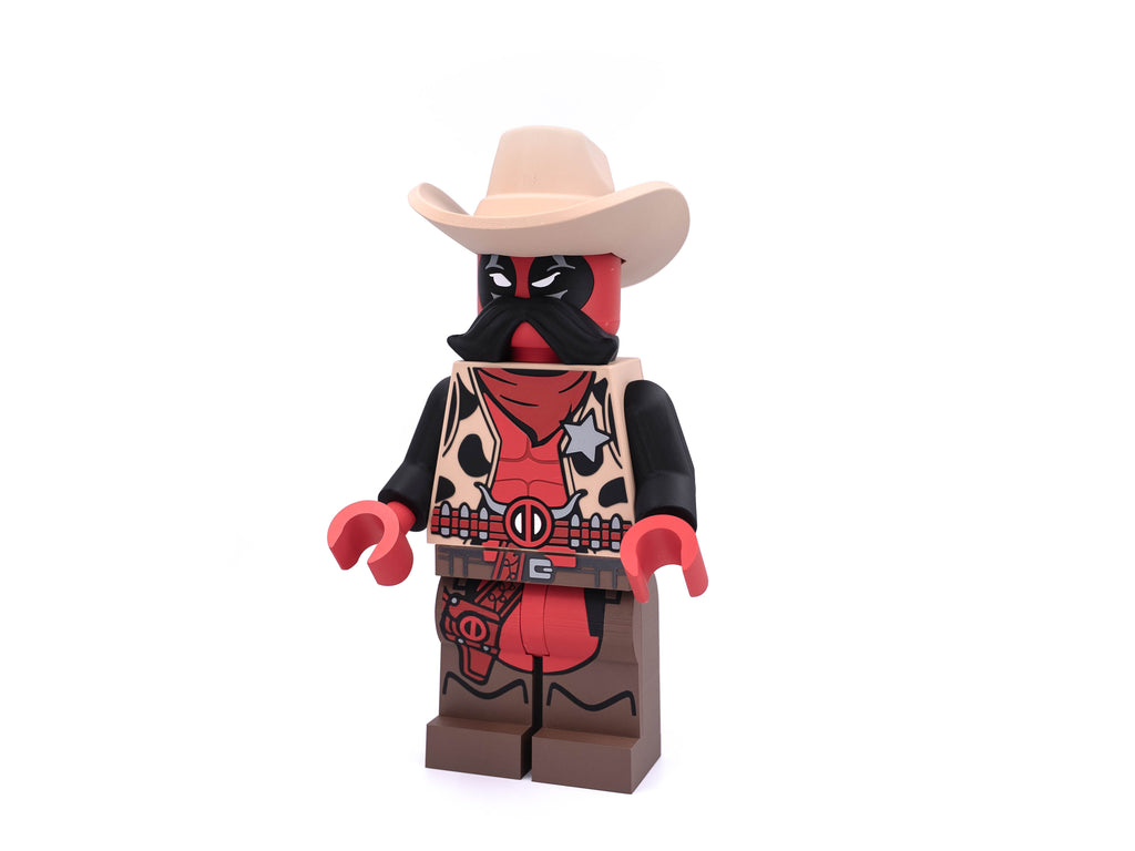 Red Mercenary Sheriff Modular Figure