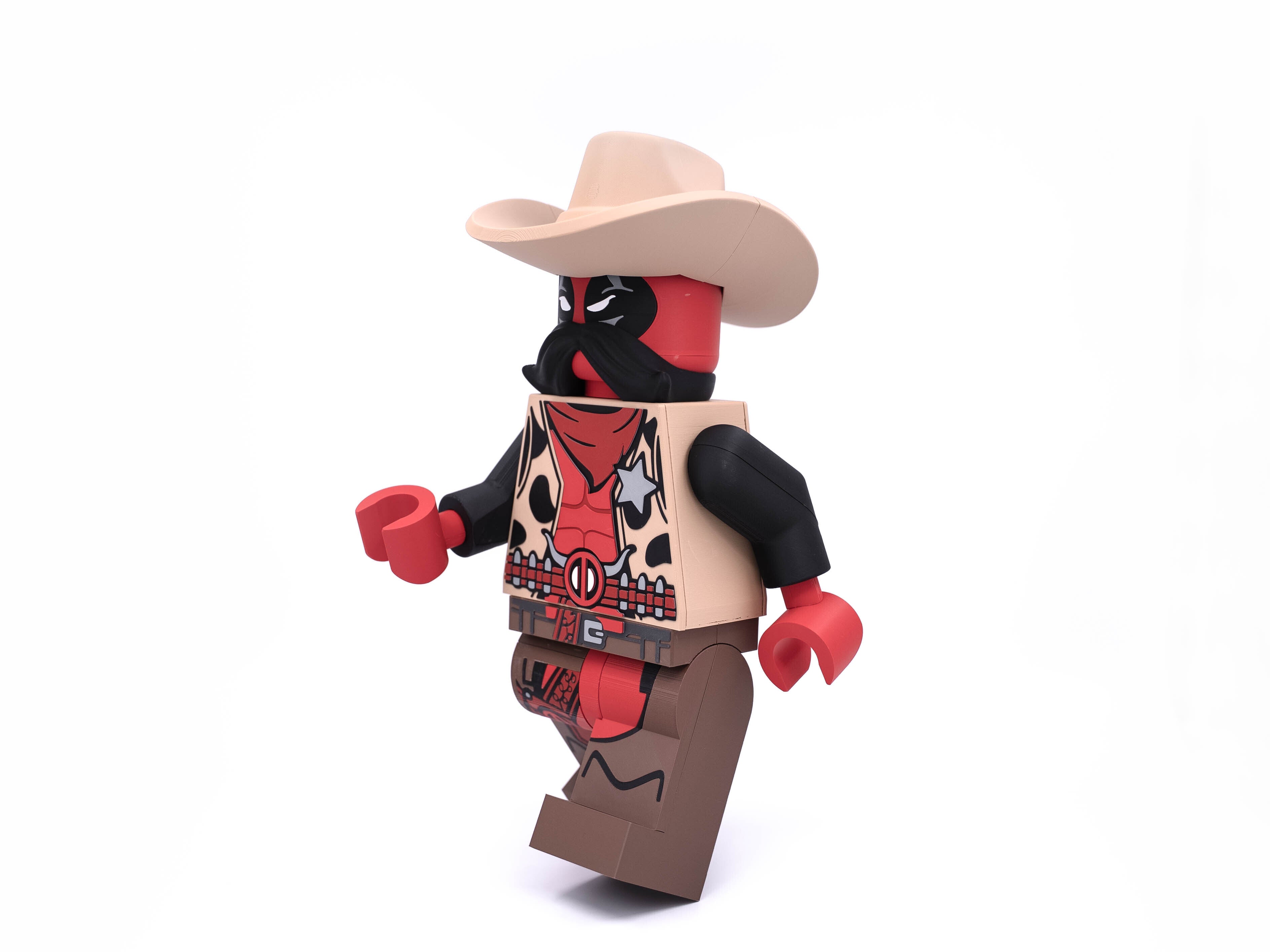 Red Mercenary Sheriff Modular Figure