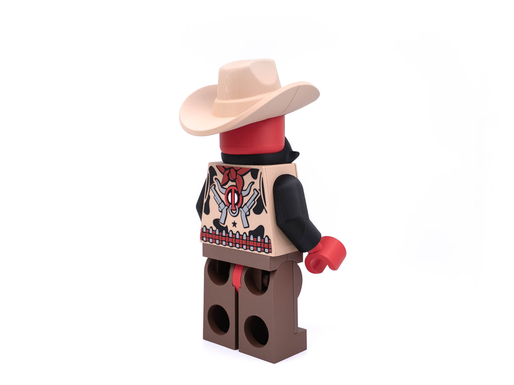 Red Mercenary Sheriff Modular Figure