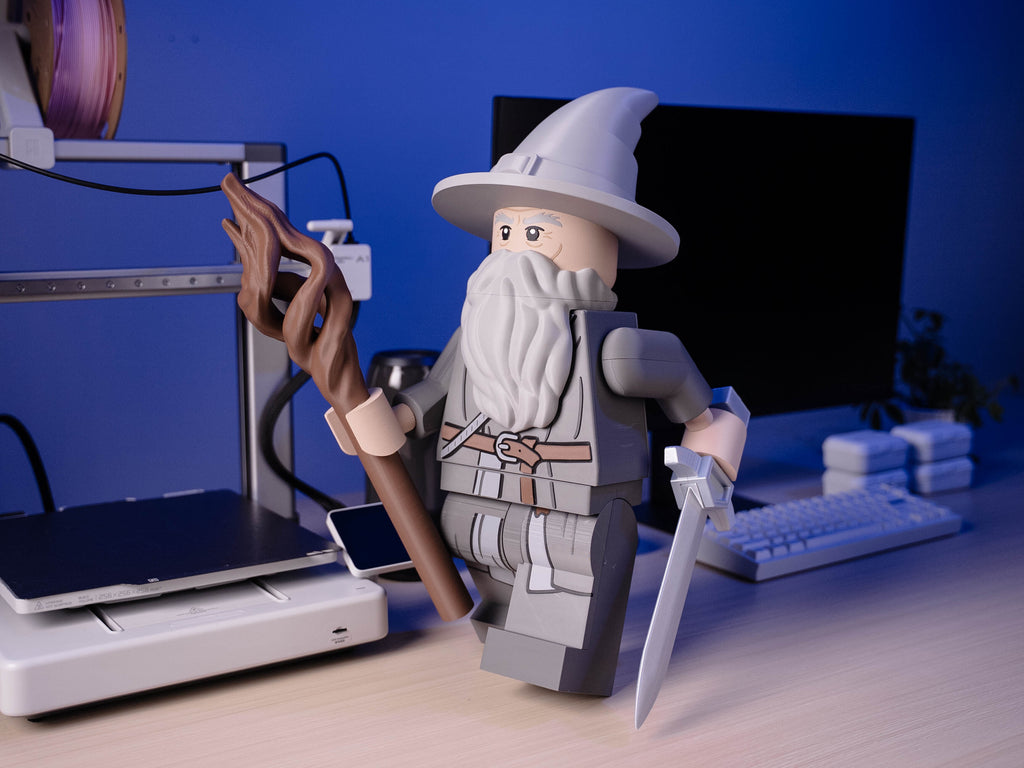 Grey Wizard of the Fellowship Modular Figure
