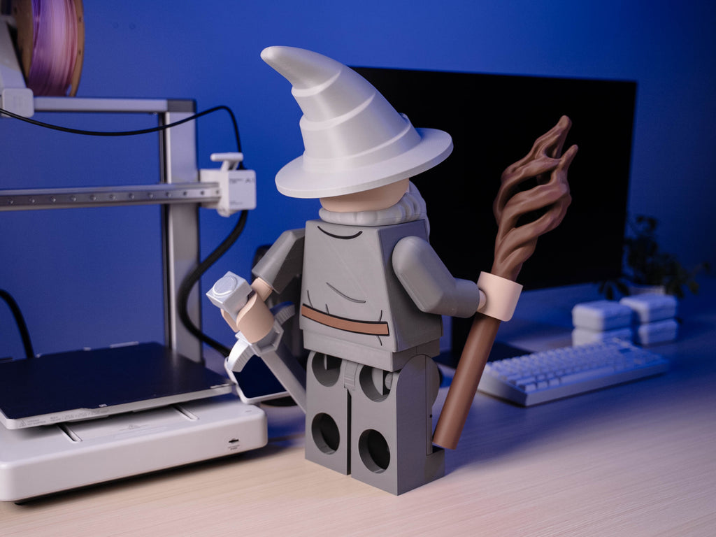 Grey Wizard of the Fellowship Modular Figure