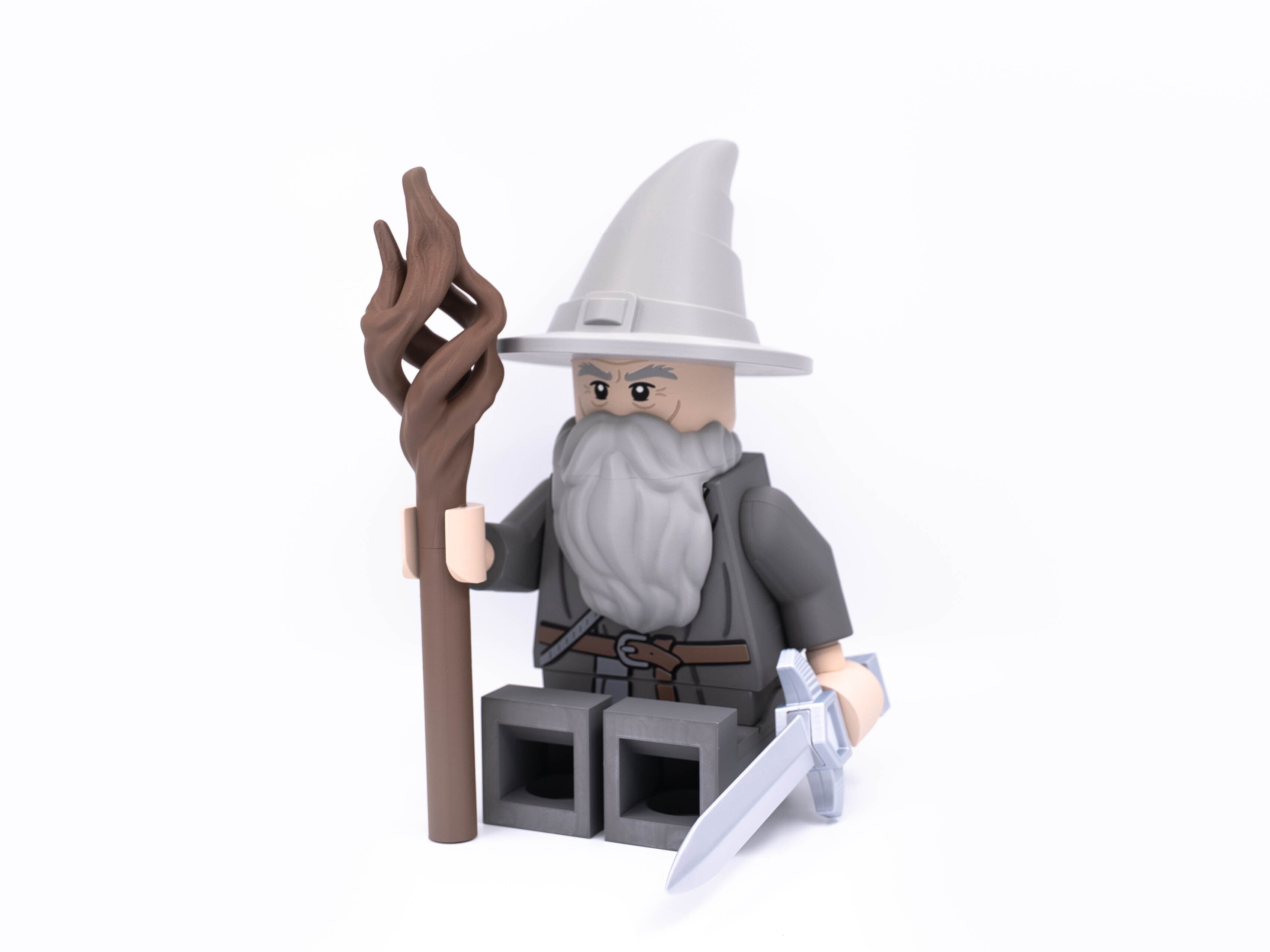 Grey Wizard of the Fellowship Modular Figure
