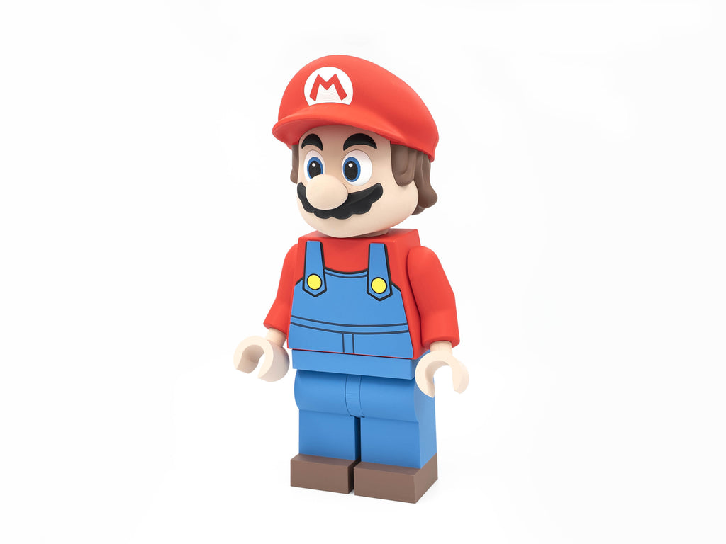 Red Plumber Hero Modular Figure