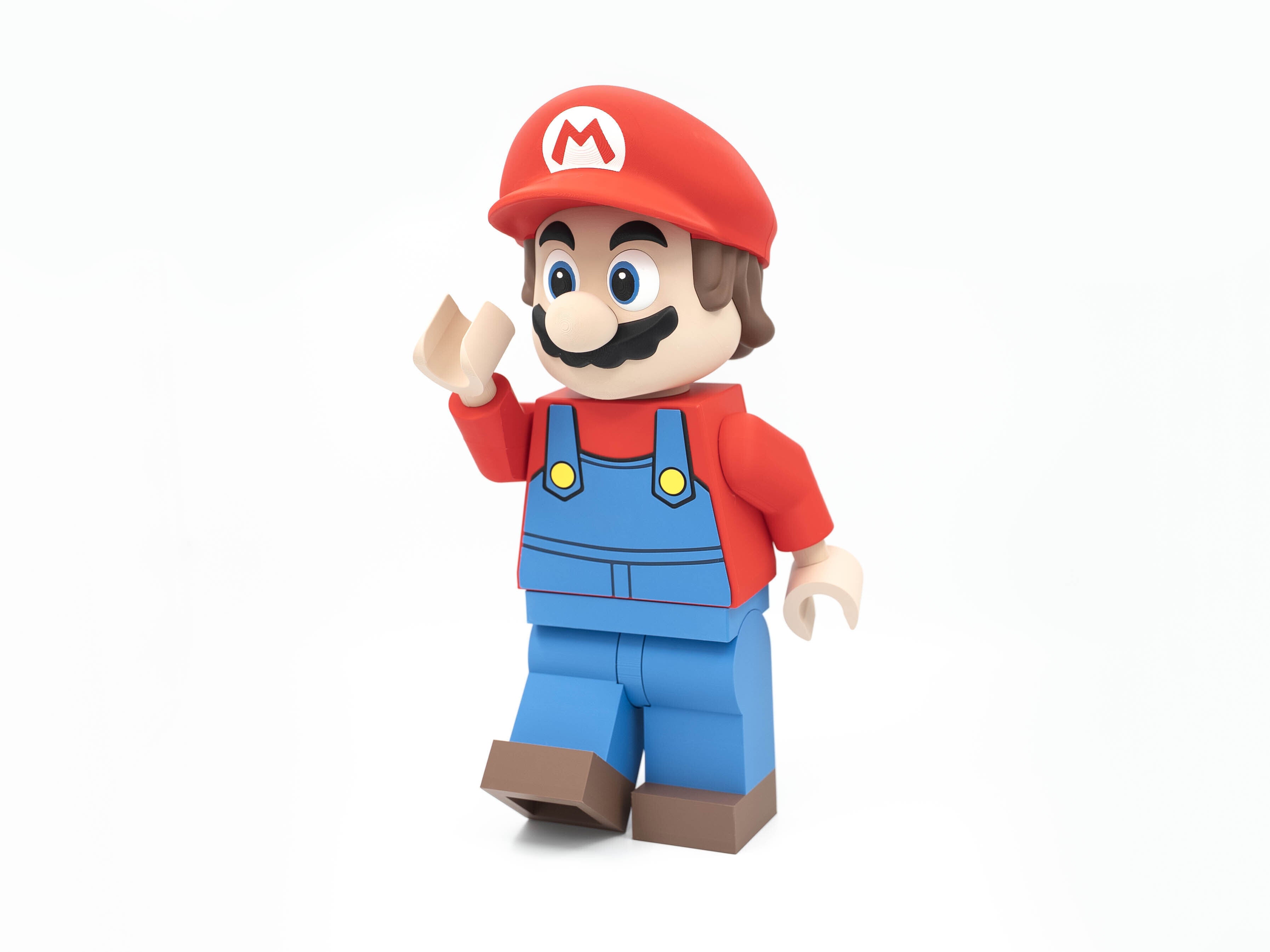 Red Plumber Hero Modular Figure