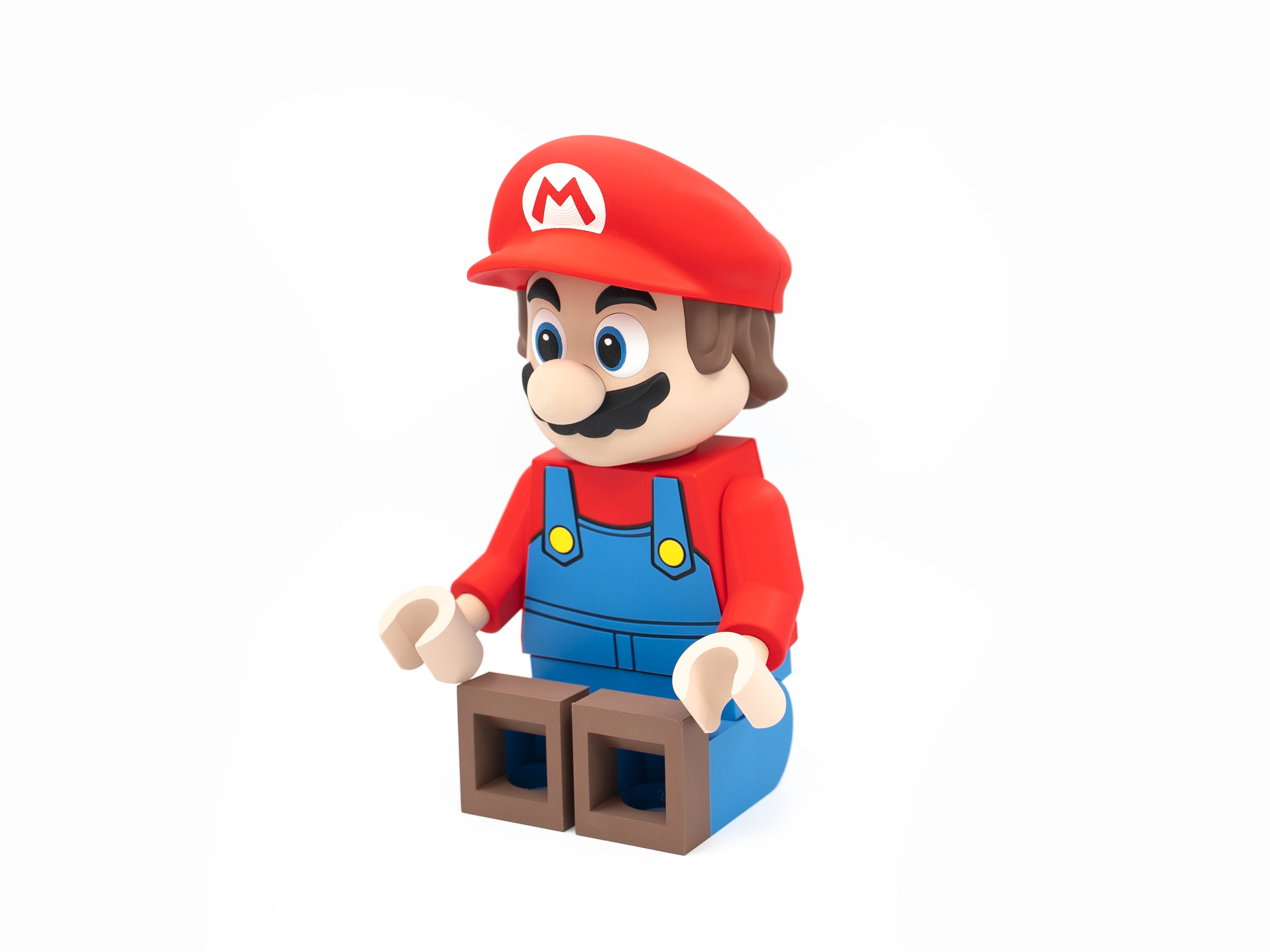 Red Plumber Hero Modular Figure