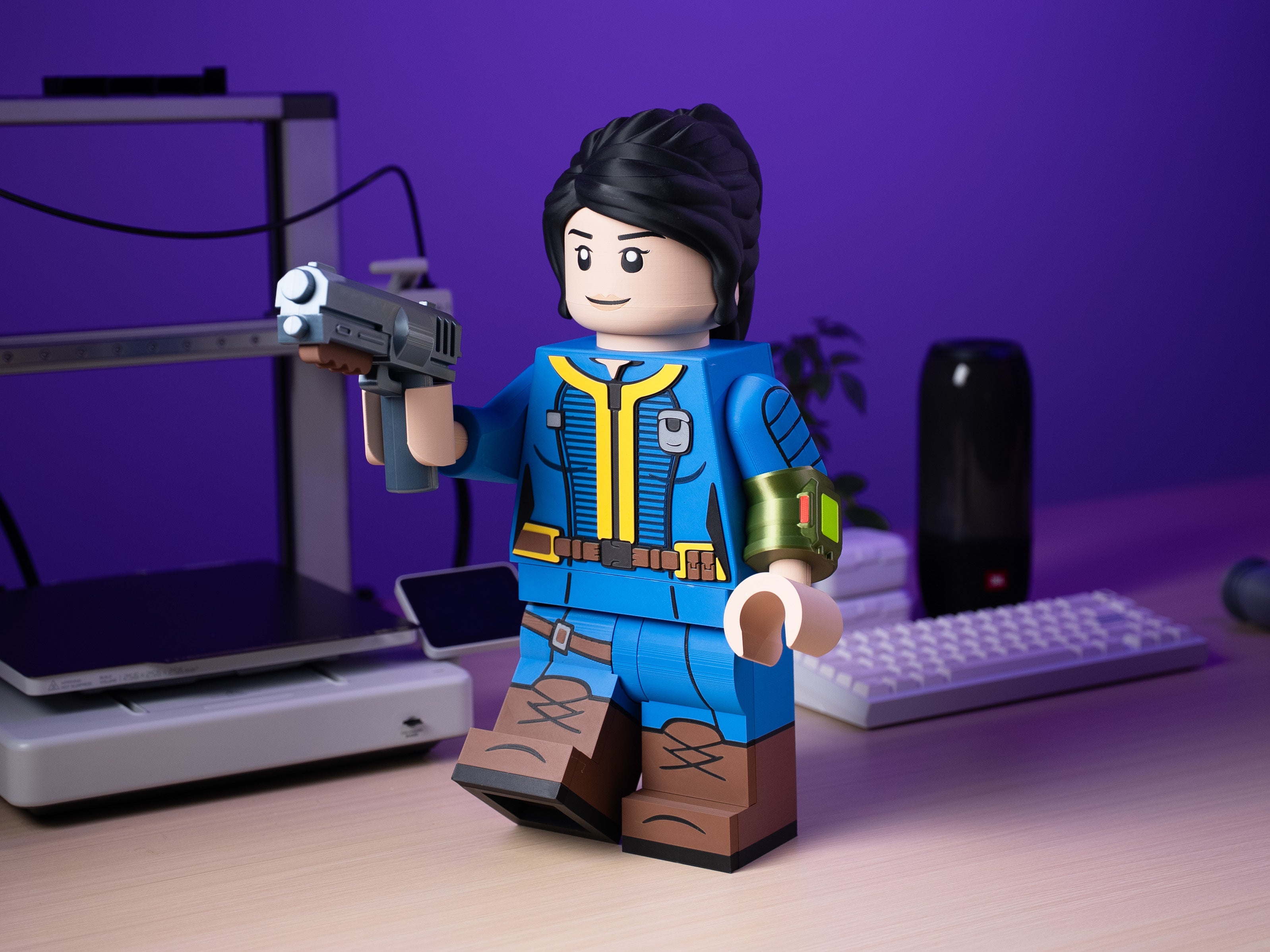 Wasteland Vault Girl Modular Figure