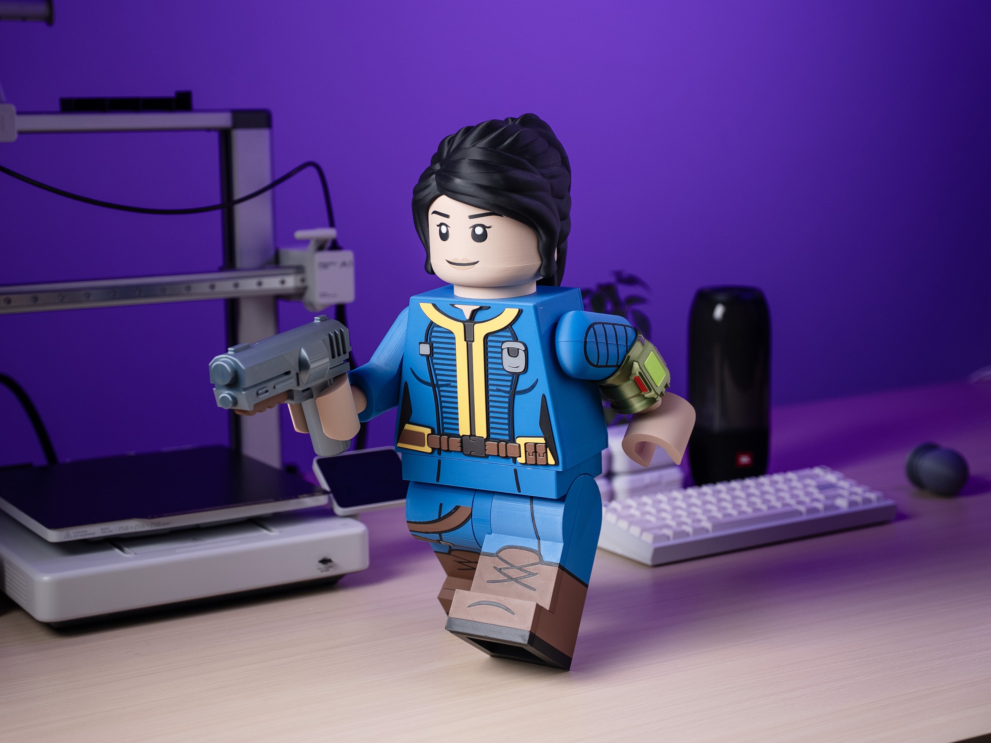 Wasteland Vault Girl Modular Figure
