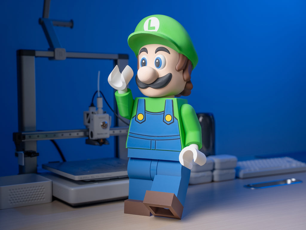 Green Plumber Hero Modular Figure