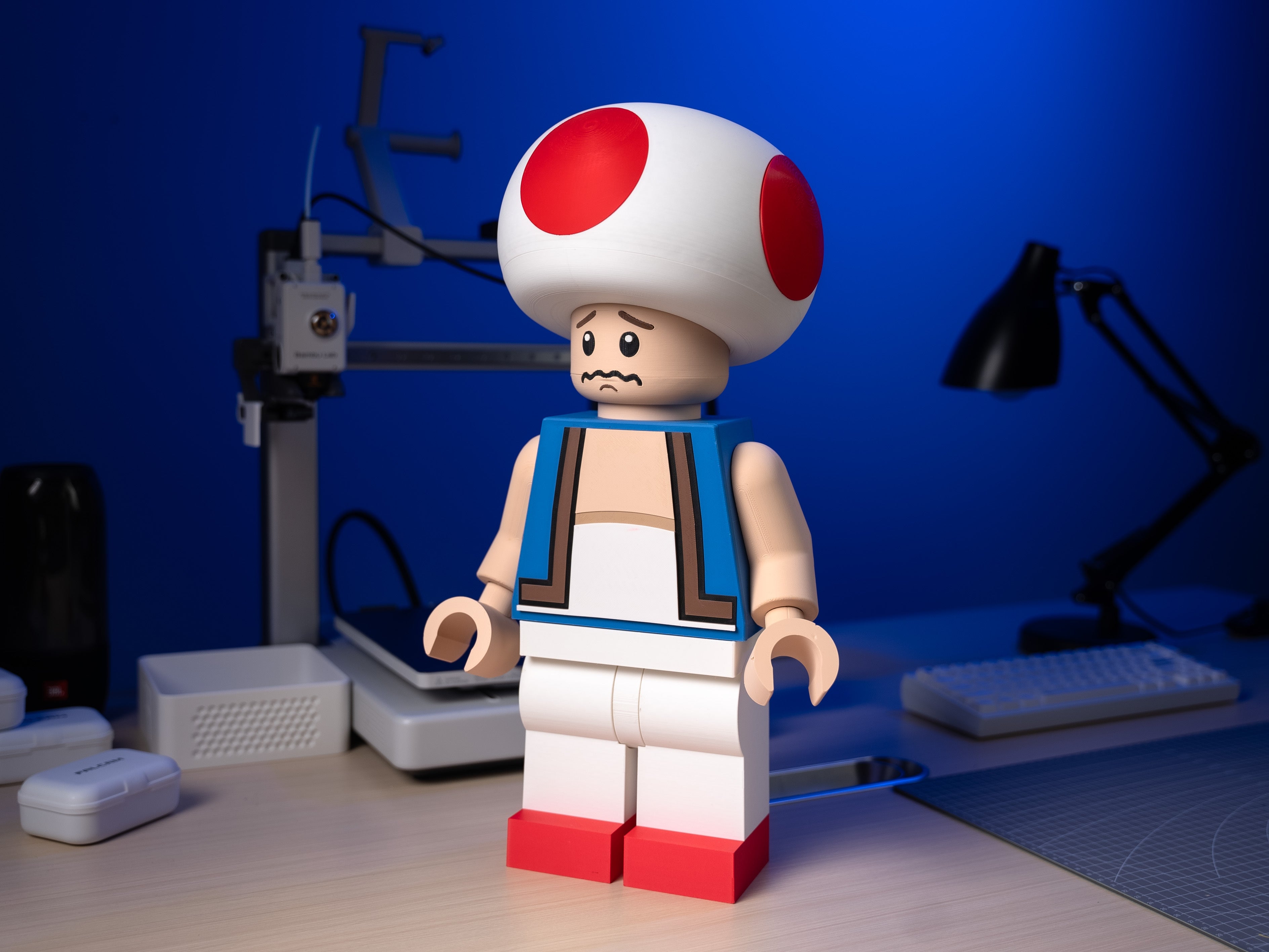 Mushroom Kingdom Toad Modular Figure