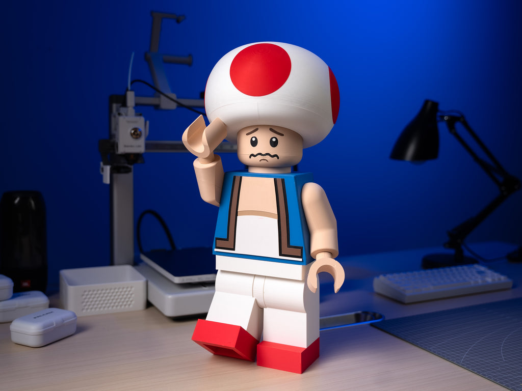 Mushroom Kingdom Toad Modular Figure