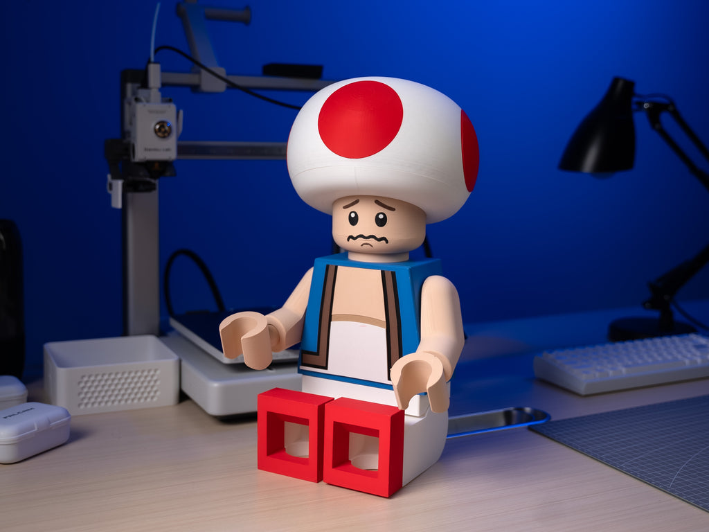 Mushroom Kingdom Toad Modular Figure