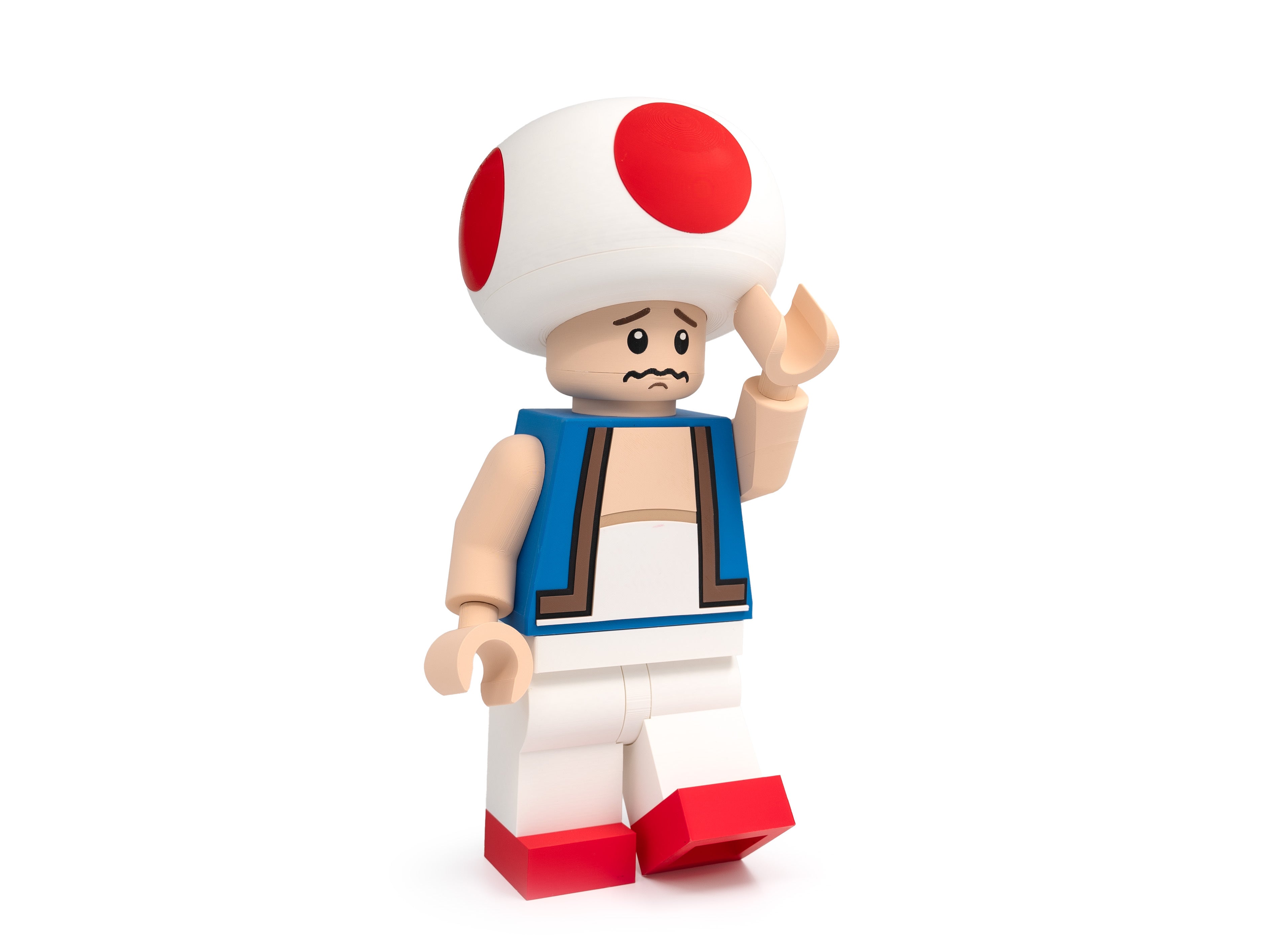 Mushroom Kingdom Toad Modular Figure