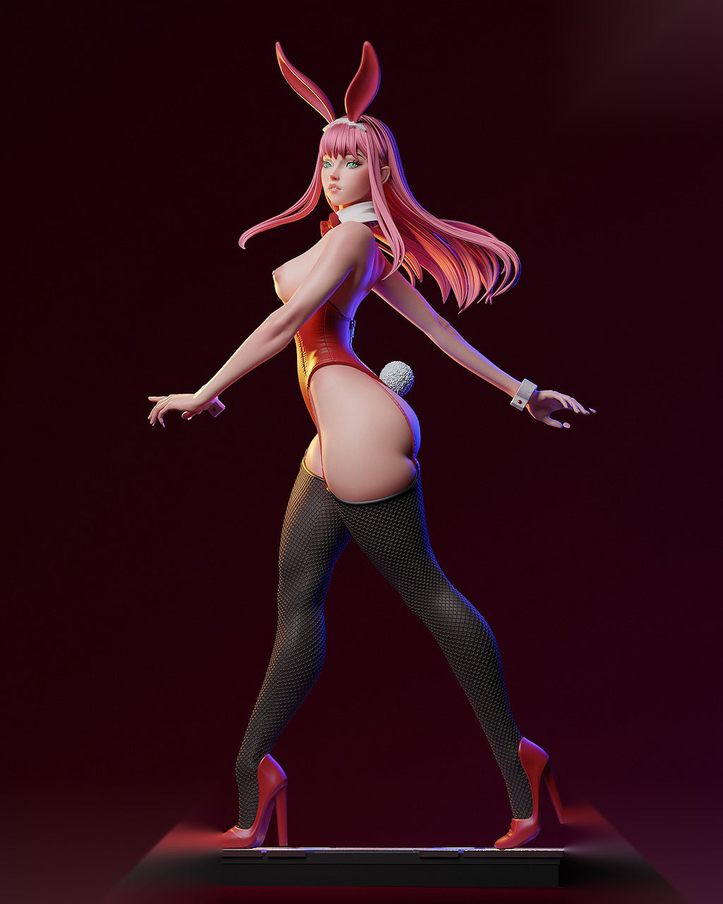 Zero Two Bunny Ver. Character 3D print 1