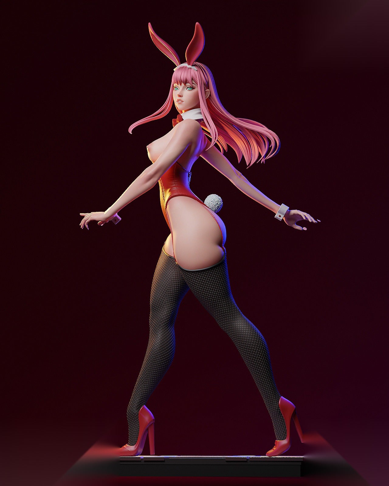 Zero Two Bunny Ver. Character 3D print 1